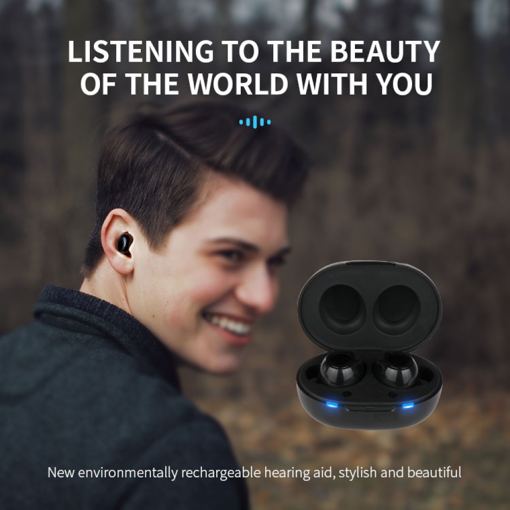 JHA39 Rechargeable ITE Hearing Aid